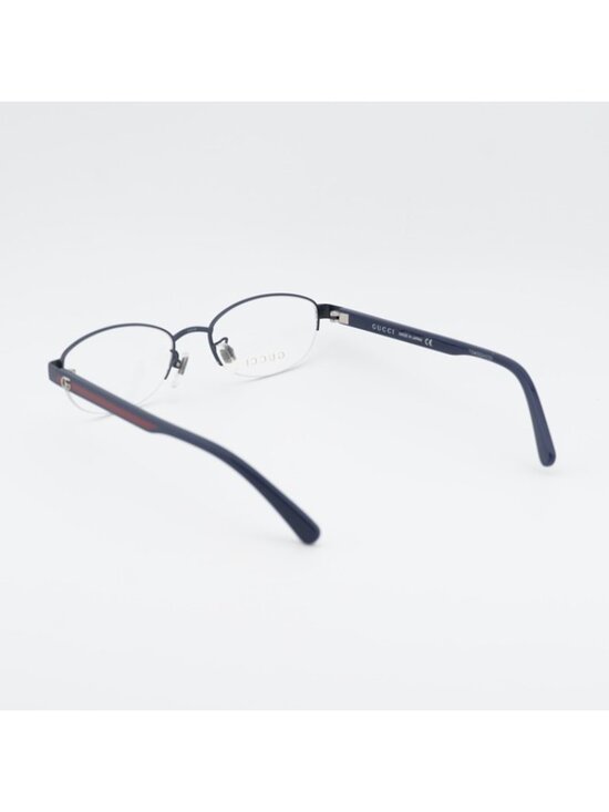 Gucci GG0719OJ 003 Eyeglasses Blue 51mm Oval Frame main image 9